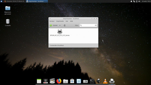 Installer une imprimante sous Xubuntu 18.04 LTS