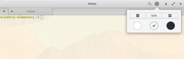 Le terminal plus clair Elementary OS 5