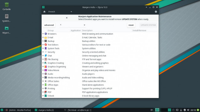 Installer une application Manjaro