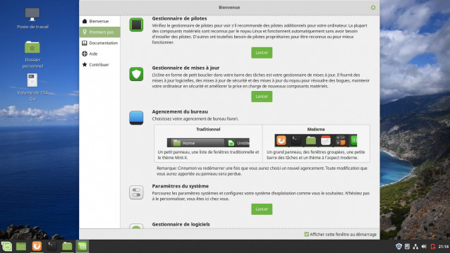 Linux Mint 19.1 changement d'apparence