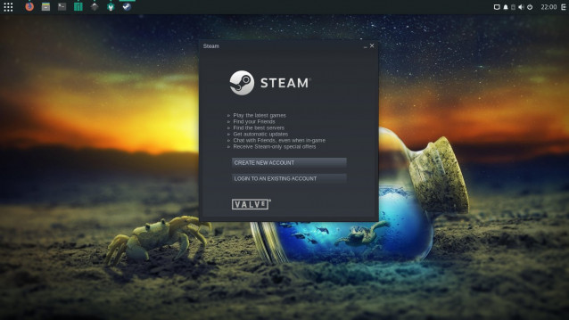 Steam Manjaro Budgie