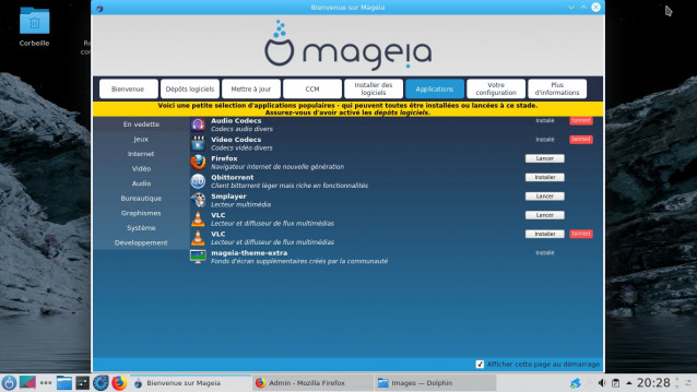 Applications Mageia 7