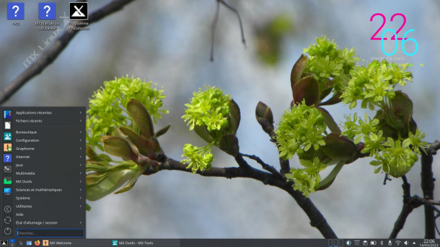 menu mxlinux kde 213